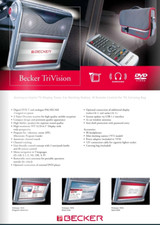 Kit monitor da tetto Becker TriVision 7970