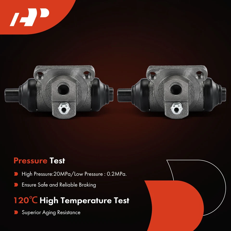 Cilindro trasero de rueda de freno de tambor 2 piezas para Chevy Cavalier Buick Oldsmobile Pontiac Foto 4 de 4