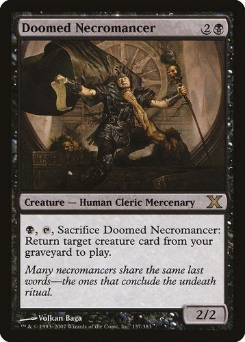 MTG 宿命のネクロマンサー/Doomed Necromancer【FOIL】 Doomed Necromancer *FOIL Rare* Magic MtG x1 Tenth 10th Edition SP