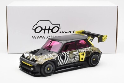 2022 RENAULT R5 MAXI TURBO 3E BLACK 1:18 SCALE BY OTTO MOBILE OT447