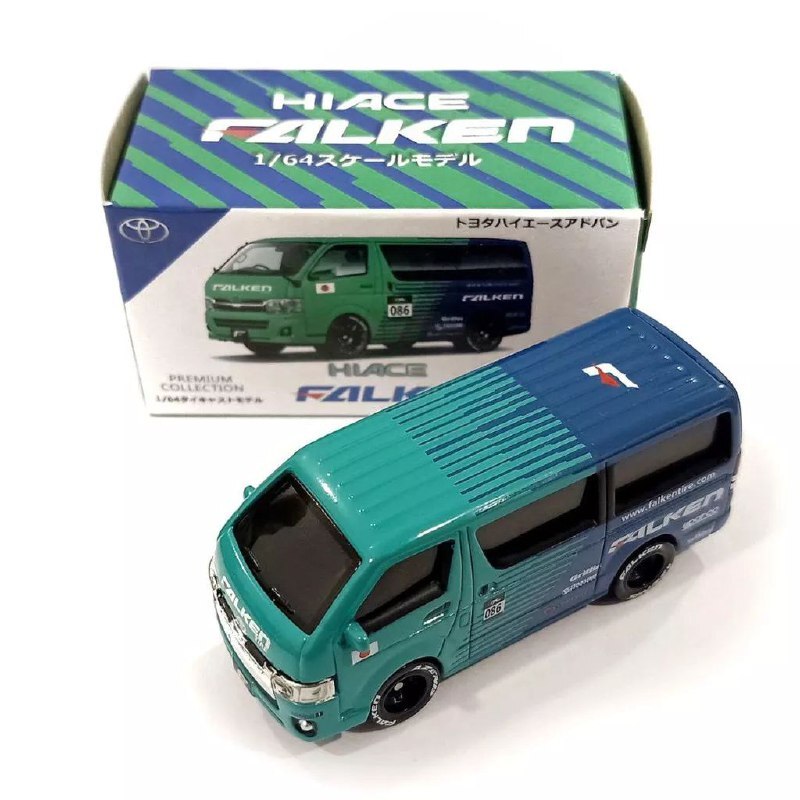 京商 1/64 TOYOTA HIACE ADVAN 1:64 Toyota Hiace Advan diecast same size with Tomica Hot