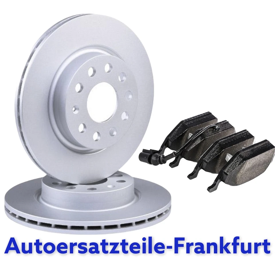 TEXTAR Bremsscheiben + Beläge AUDI A3 VW GOLF 5 6 SEAT TOLEDO LEON + SKODA VORNE - Bild 4 von 4