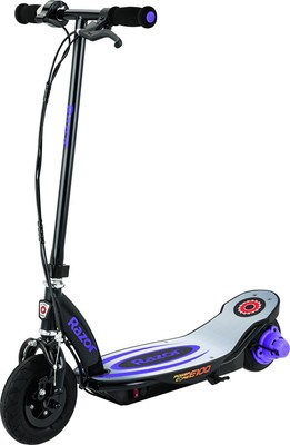 845423020064 Razor PowerCore E100 Aluminium 18 km/h Aluminium, Schwarz, Violett 