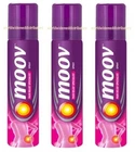 Moov Ayurvedic Pain Relief Spray 80g Each - Pack of 3 Aerosols - Free Shipping
