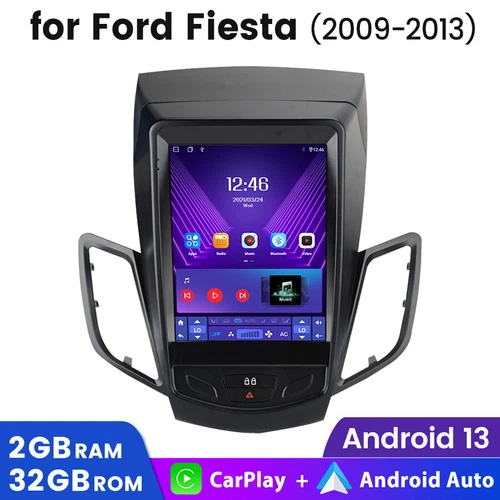 9.7" Für Ford Fiesta 2009-2016 Android 13 GPS Navi Autoradio Carplay WIFI 2+32G - Picture 1 of 20