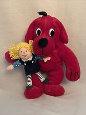 1997 Scholastic 9  Clifford Big Red Dog  Emily Sidekicks Stuffed Plush