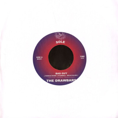 The Drawbars - Bad Guy / Smokes & Mirrors Black Vinyl  (2024 - UK - Original)