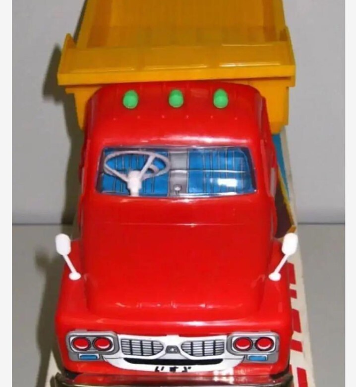 箱有　希少　Tweety TIN TRUCK 送料込　＃18 HAJI MANSEI A.D.T. Automatic Dump Truck Japan Battery Tin