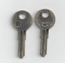 1VINTAGE NOS KEY BLANK FIAT 62Y 