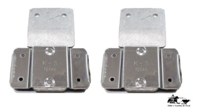 Blevins Type Quick Change 2-1/2'' Metal Vertical Stirrup Buckles Pair K-S