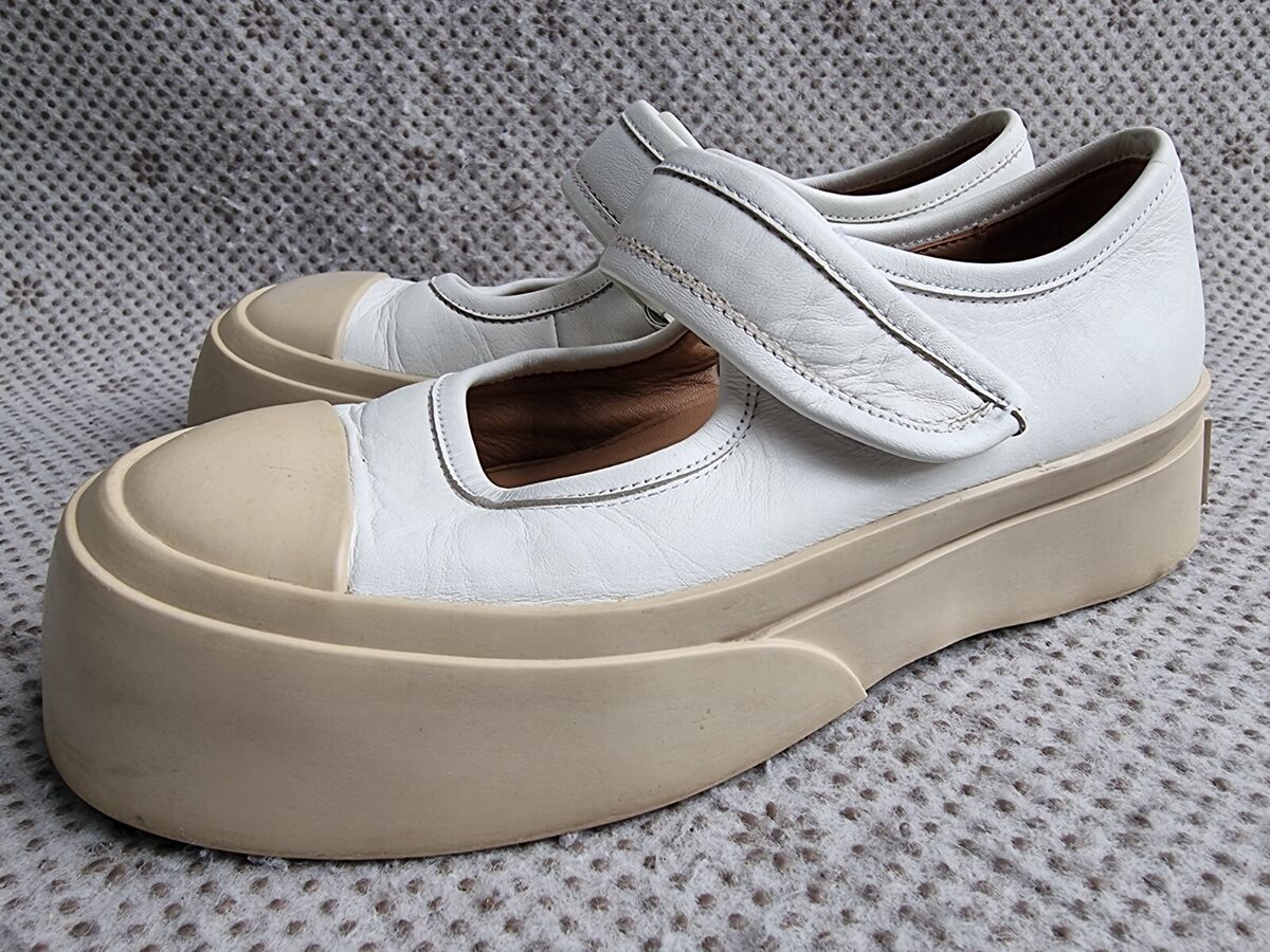 【関税&送料込】Marni Pablo Mary Jane Sneakers Marni White Pablo Mary Jane trainers 36 | eBay
