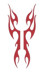 Flame 87 Decal Vinyl Graphic Car Truck Blaze Suv Semi Cross Over Fire Hood Van