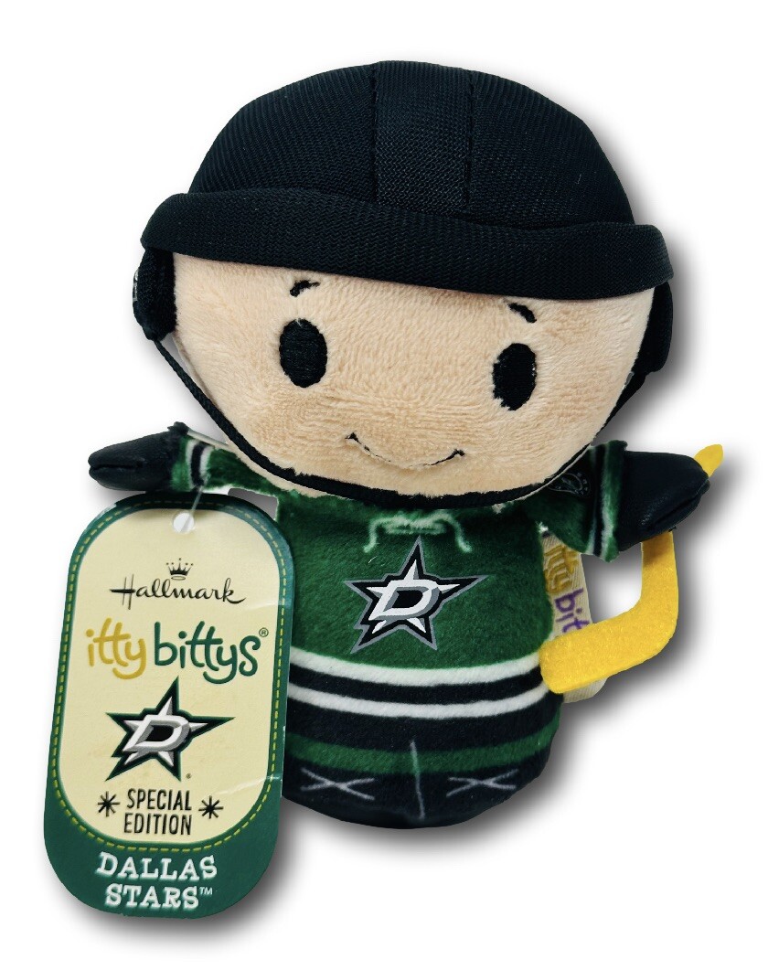 Hallmark Itty Bittys NHL Dallas Stars Mini Plush Toy Doll Hockey