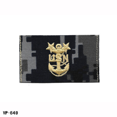 USN BDG Blue Digital Master Chief Petty Officer MCPO E-9 Cap Device Vanguard USA