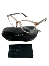 Vogue Eyewear NEW Transparent Beige Eyeglasses 52-17-140 Fashion Frames VO5356