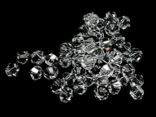 40 Crytal 4mm Xilion Bicone Tschechische Kristall Perlen Glasperlen - Afbeelding 1 van 4