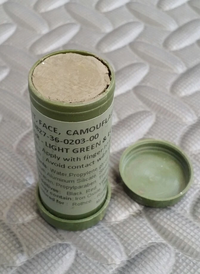 Camouflage Face Paint - Light Green & Loam - US Military / NATO / Army / USMC - Image 3 of 3