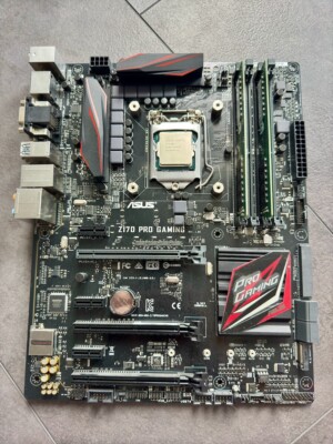ASUS Z170 PRO GAMING LGA1151 W/ i5 6600k CPU + 32GB DDR4 RAM! | eBay