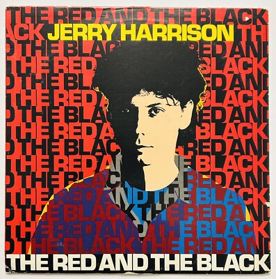 Jerry Harrison   The Red And The Black 1981 rock LP vinyl LYRIC SLEEVE