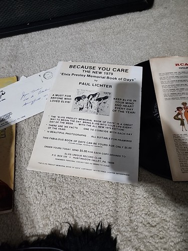 Elvis King Creole Lp Vinyl OG Mono 1958 Press VG/VG+ BONUS Fan Club Book/Mail - Picture 21 of 21