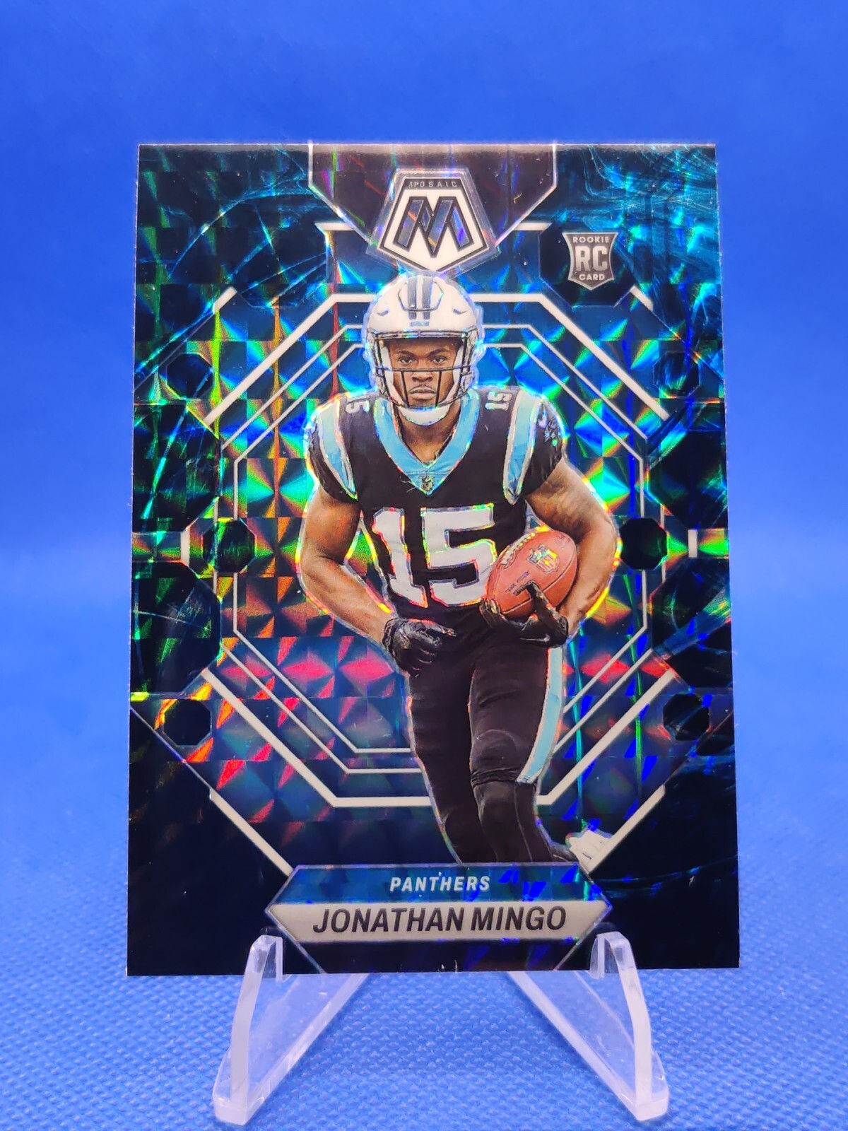 🔵 2023 Panini Mosaic JONATHAN MINGO Rookie Genesis Case Hit SSP RC 336