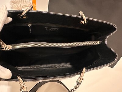 シャネル　CHANEL　GST CHANEL GST Chain Tote Black Leather for sale online | eBay