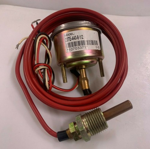 MURPHY SWICHGAGE Model 20TE-440-8-1/2 Temperature Gauge 220 deg C 440 deg F - Picture 2 of 3