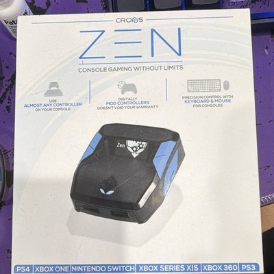 Cronus Zen Multi-Platform Console Gaming Controller Adapter, Black/Blue