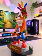 Crash Bandicoot PS1 3D printed Controller Holder  Phone Stand 9 inches high