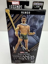 Namor Wakanda Forever Marvel Legends Hasbro Attuma Build A Figure  New