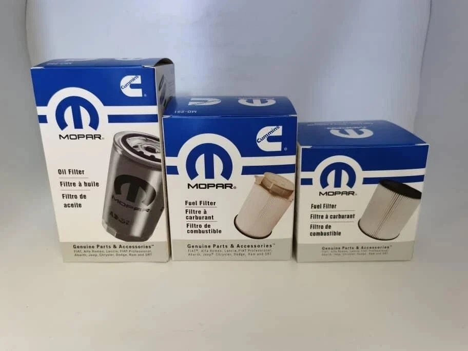 Mopar Diesel Fuel and Oil Filter Set for 2019-2021 Ram 2500 3500 4500 5500 6.7L - Image 2 of 4
