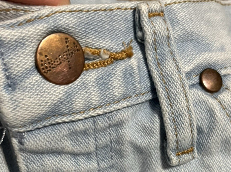 VTG 90's Wrangler ProRodeo Competition Jeans Mens 28x30 (29x36TAG) Raw Cut Hem image 7