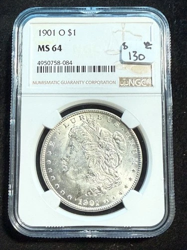 1901 O MORGAN DOLLAR NGC MS 64 084