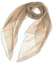 ETRO Silk Scarf Paisley Pattern Khaki Orange Grey 132cm x 132cm Made in Italy Pr