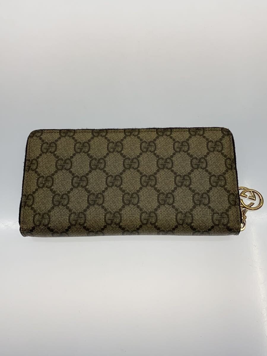 GUCCI Long Wallet GG Plus PVC BRW Allover For Women From Japan thumbnail 2