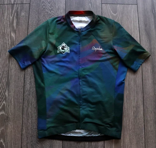 RAPHA MIDWEIGHT RACE JERSEY DRAGON RIDE CYCLING SHIRT FULL ZIP MEN'S LARGE