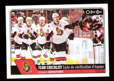 2016-17 O-Pee-Chee OPC w/ Update (1-710) Hockey Team Set - Ottawa Senators