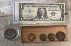 New ListingBUNDLE - 5 SILVER CERT, KENNEDY HALF, 1976 PROOF SILVER QUARTERS(3), WALKER TONE