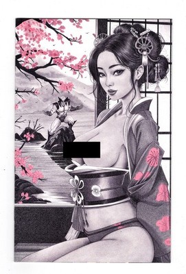 Duty Calls Girls #3 Grayson Cherry Blossom Color Splash No Top 1/50 Variant (NM)