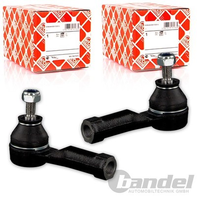 2x FEBI SPURSTANGENKOPF für RENAULT TWINGO MEGANE SCÉNIC KANGOO CLIO 2 3 MODUS
