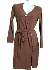 Shein Women dress size Small , Brown New No Tags 