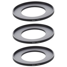 3X Camera Lens Step  49mm-77mm Adapter Black B6J42214