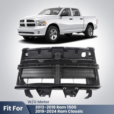 Radiator Shutter Grille For 2013-2018 Dodge Ram 1500 Without Motor 68302660ab