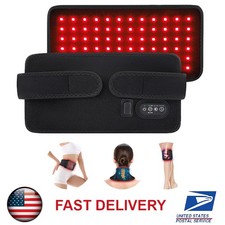 30W 660nm 850nm Near Infrared Red Light Therapy Waist Wrap Pad Belt Pain Relief