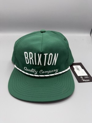 Brixton Persist MP Snapback Hat Cap Trekking Green Nylon Spandex