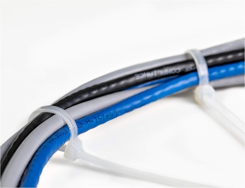 StarTech.com 8"(20cm) Cable Ties - 1/8"(4mm) wide, 2-1/8"(55mm) Bundle Diameter, - Photo 5/7