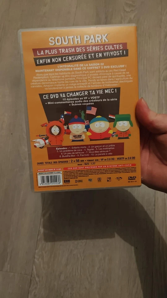 Coffret dvd south park saison 22 - Photo 3/4