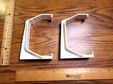 Lot of 2 Brand New, NOS, Genova Raingo Heavy Load Gutter Bracket RB106H White