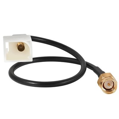 Anina SMA Male Car GPS Navigation Antenna Adapter for Toyota Lexus Black