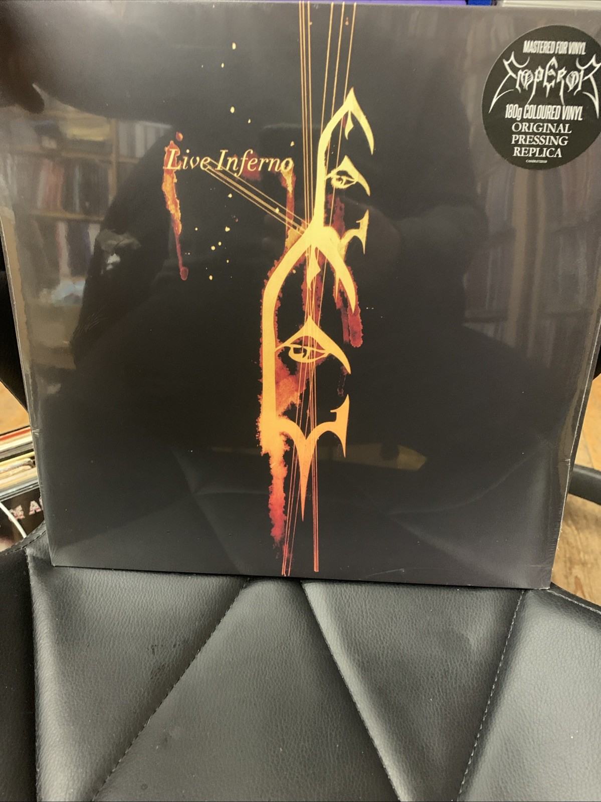 Live Inferno - Emperor 2LP Coloured Vinyl . Sealed.  Few Marks To Cover